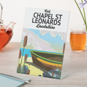 Kapelle st Leonards, Lincolnshire Ferienposter. Ca Sockelschild