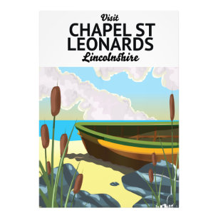 Kapelle st Leonards, Lincolnshire Ferienposter. Fotodruck