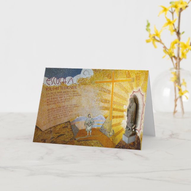 Kapelle unserer Dame von Guadalupe, Lourdes, Frank Karte (Gelbe Blume)