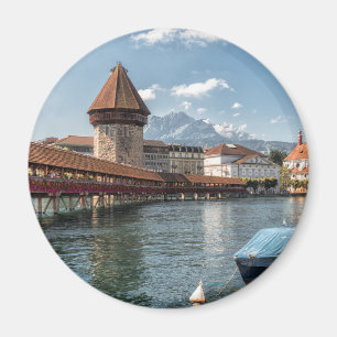 Kapellen-Brücken-Luzerne, die Schweiz Magnet