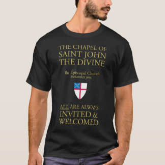 Kapellen-Zeichen mit episkopalem Schild T-Shirt