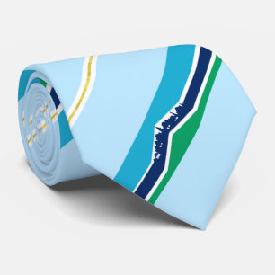 Kapellhügel (North Carolina) Stadtflagge Neck Tie Krawatte