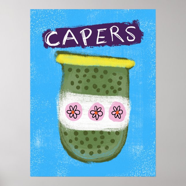 Kapern in einem JAR Poster Wall Art (Vorne)