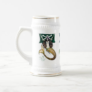Kapern Sie Meerjungfraukrug/Stein ~ durch Bierglas