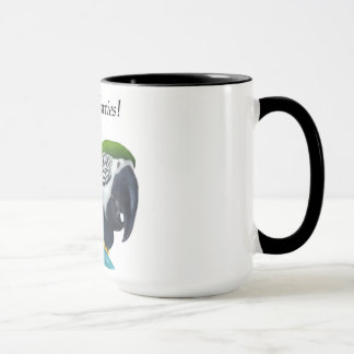 Kapern Sie Papagei "ahoi, ich Hearties" Tasse
