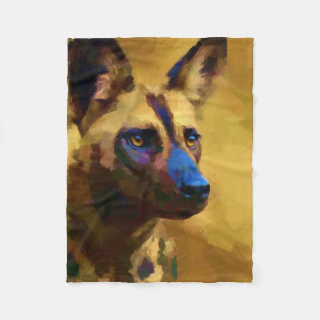 Kaphund Fleecedecke (Vorderseite)