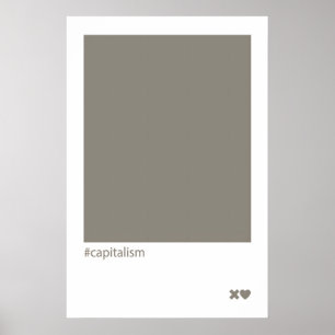 Kapitalismus Abstrakter Kunstdruck Modernes Libera Poster
