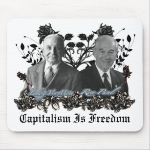 Kapitalismus / Freiheit (Rumpf, Mises) Mauspad