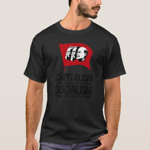 Kapitalismus gegen Sozialismus Antikommunistisch P T-Shirt