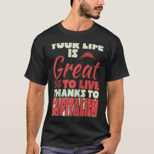 Kapitalismus Unternehmergeist Kapitalistische Bank T-Shirt