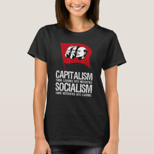 Kapitalismus vs Sozialismus Anti-Kommunismus Pro K T-Shirt