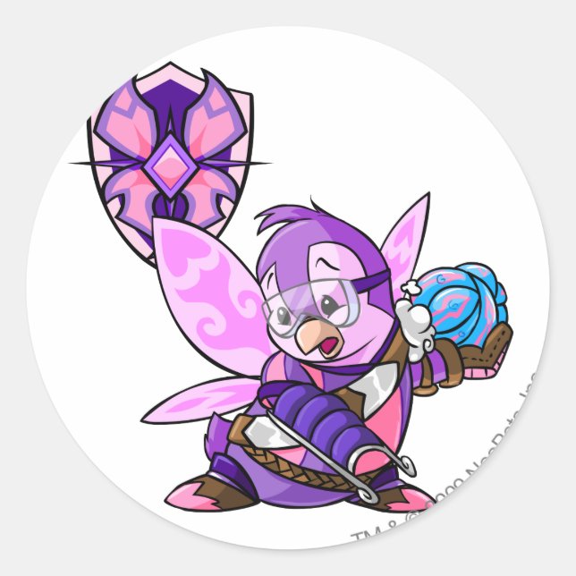 Kapitän 1 runder aufkleber (Vorderseite)