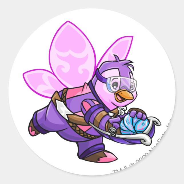 Kapitän 2 runder aufkleber (Vorderseite)