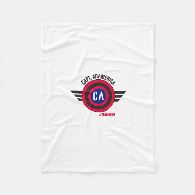 Kapitän Adamerica Fleece Blanket (Vorderseite)
