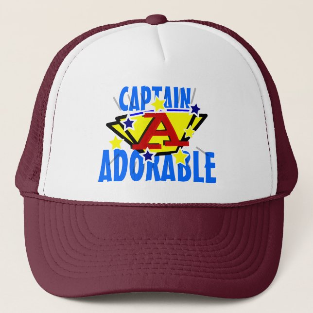 Kapitän Adorable Funny Truckerkappe (Vorderseite)