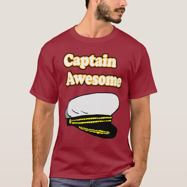 Kapitän Awesome Shirt (Vorderseite)