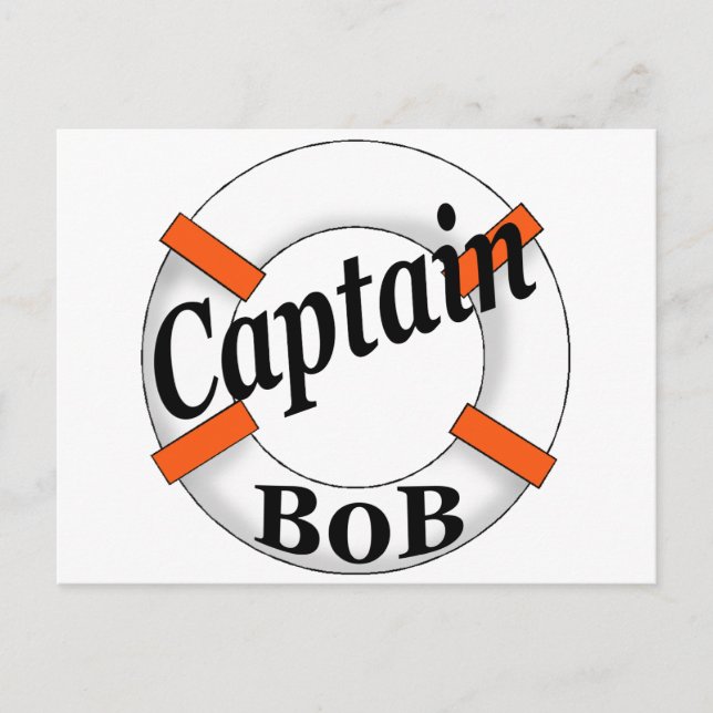 Kapitän Bob Postkarte (Vorderseite)