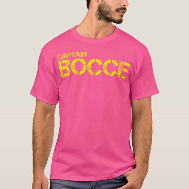Kapitän Bocce T-Shirt (Vorderseite)