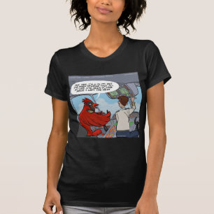 Kapitän Byrd fliegt einen Jumbo-Jet lustig T-Shirt