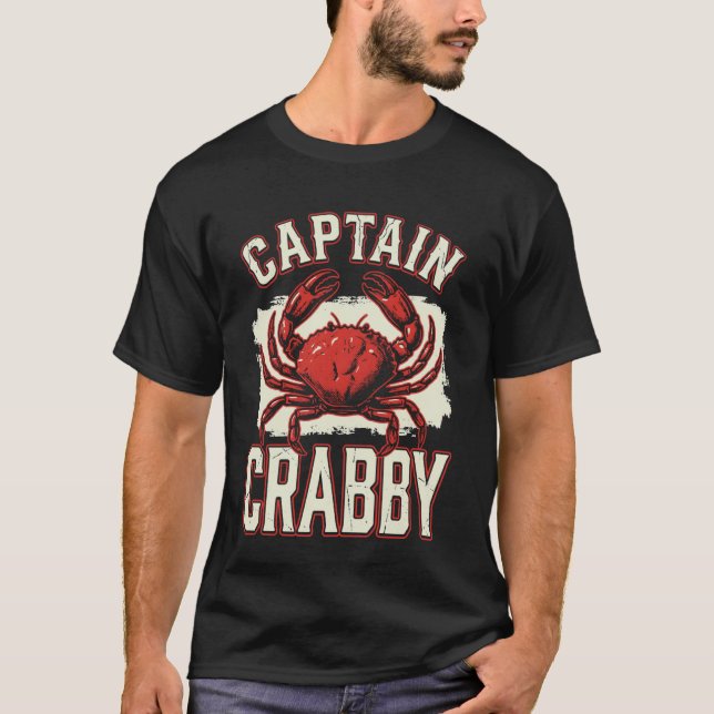 Kapitän Crabby T-Shirt (Vorderseite)