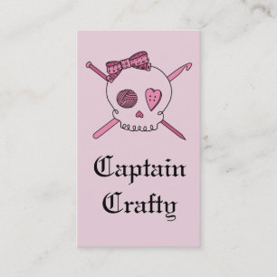 Kapitän Crafty Skull u. Handwerks-Versorgungen Visitenkarte