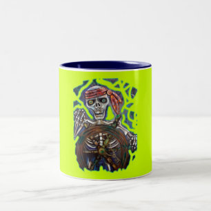 Kapitän Death Zweifarbige Tasse