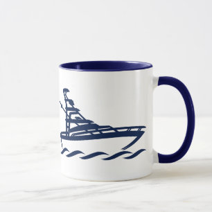 Kapitän der Boots-(kundengerechten) Tasse