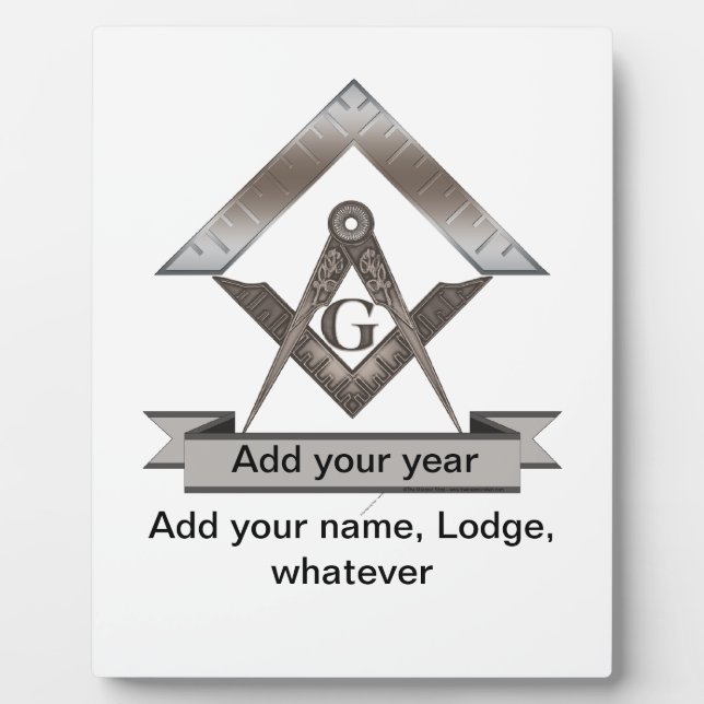 Kapitän der Lodge Fotoplatte (Vorderseite)