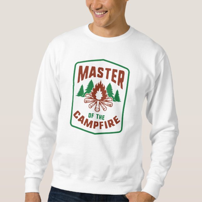 Kapitän des Campfeuers Sweatshirt (Vorderseite)