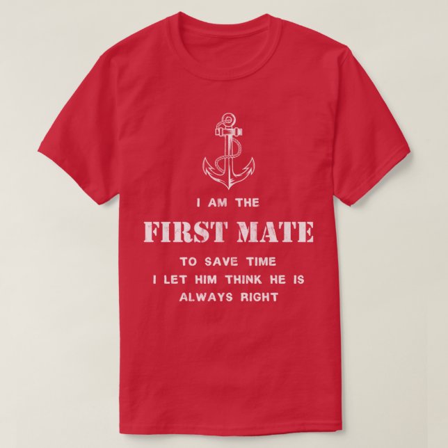 Kapitän des ersten Offiziers ließ ihm zu denken, d T-Shirt (Design vorne)