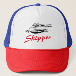 Kapitän des Kapitäns des Kapitäns Truckerkappe