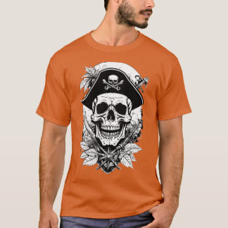 Kapitän des Piratenschiffs T-Shirt