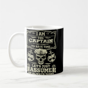 Kapitän des T - Shirt Bootlover Geschenke Kaffeetasse