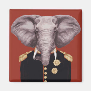 Kapitän Elephant Magnet