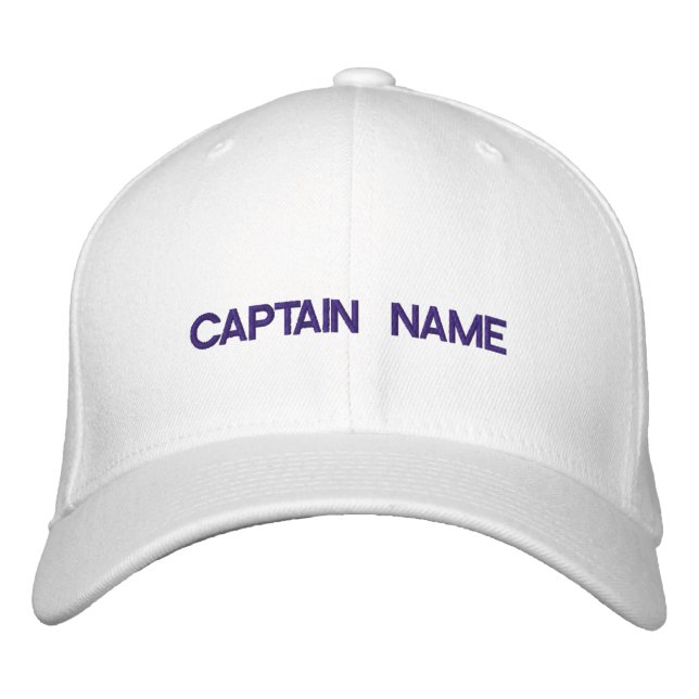 Kapitän Embroiden Hat Bestickte Kappe (Vorderseite)