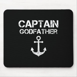 Kapitän GodVater Pontoon Seesailor Fischerboot Mousepad