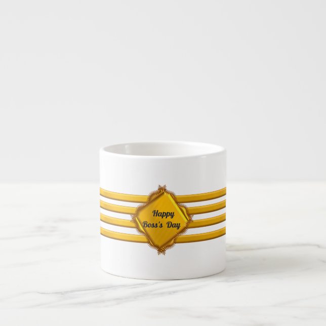 Kapitän Goldstreifen Espressotasse (Vorderseite)