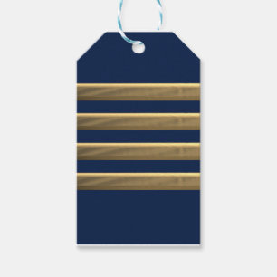 Kapitän Goldstreifen Geschenkanhänger