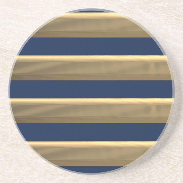 Kapitän Goldstreifen Getränkeuntersetzer (Vorne)