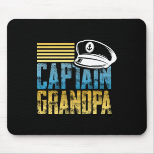 Kapitän Großvater - Segelkapitän Hut - Bootsliebha Mousepad
