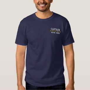 Kapitän - individuell anpassbar besticktes T-Shirt