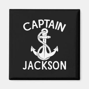 Kapitän Jackson Yacht Segelschiff Magnet