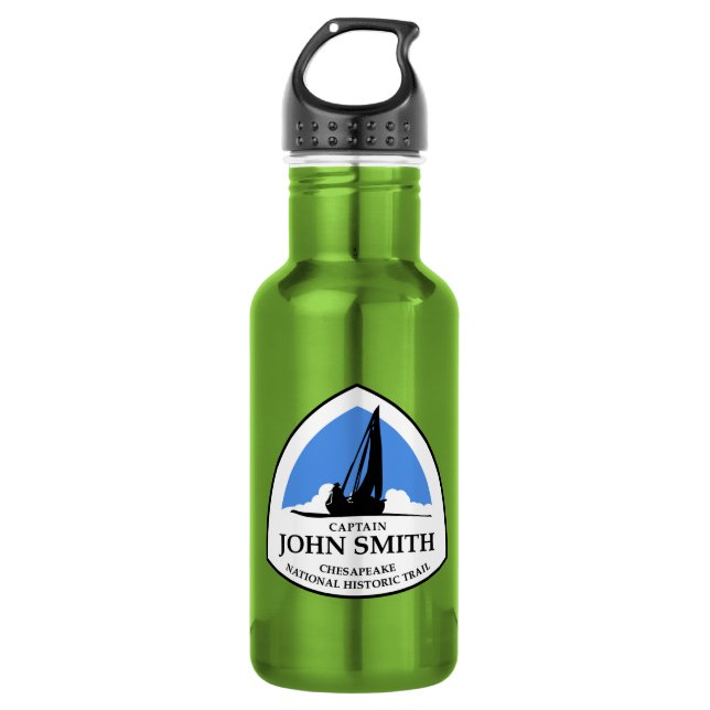 Kapitän John Smith Chesapeake Trail Trinkflasche (Vorderseite)