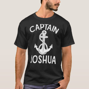 Kapitän Joshua Yacht Bootsanker T-Shirt