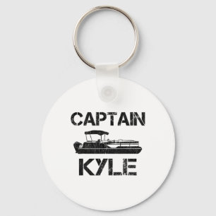 Kapitän Kyle Pontoon Personalisierter Bootsname Fi Schlüsselanhänger