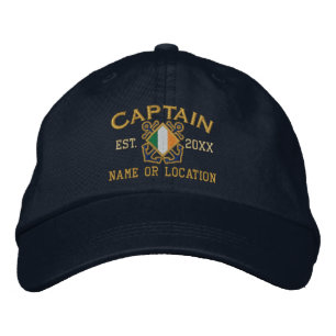 Kapitän Nautic, Hauptmann der personalisierten iri Bestickte Baseballkappe