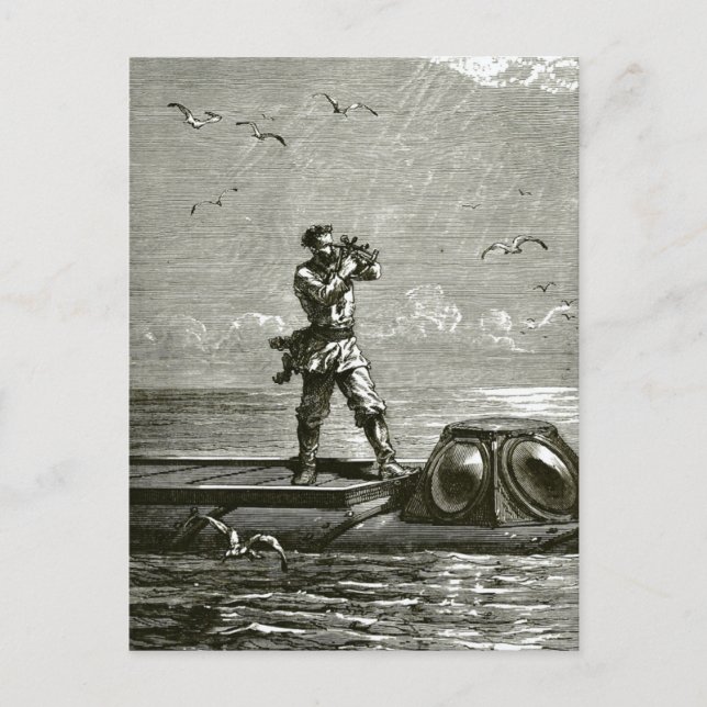 Kapitän Nemo aus 2000 Ligen unter dem Meer Postkarte (Vorderseite)