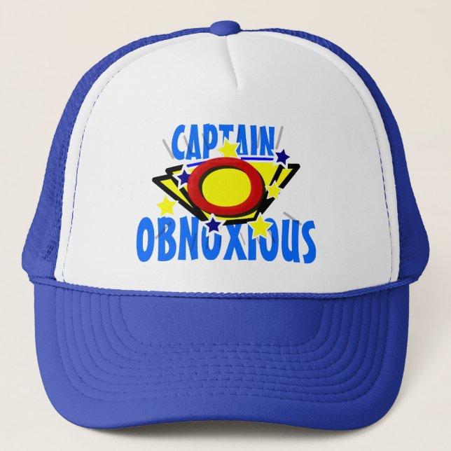 Kapitän Obnoxious Funny Truckerkappe (Vorderseite)