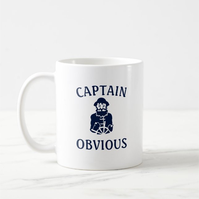 Kapitän offensichtlich kaffeetasse (Links)