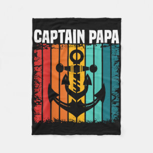 Kapitän Papa Pontoon See Matrose Angeln Bootfahren Fleecedecke